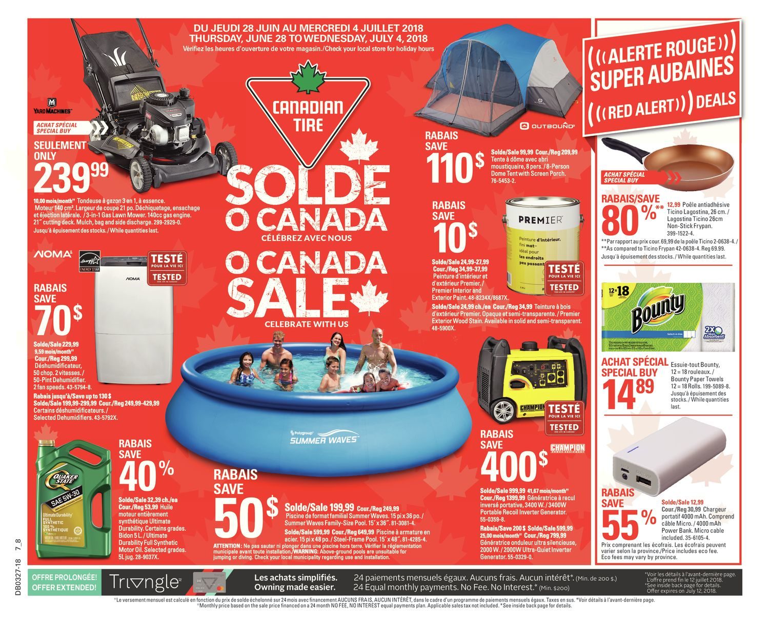 Canadian Tire Weekly Flyer Weekly O Canada Sale Jun 28 Jul