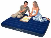Amazon Canada Intex Classic Downy Airbed Set with 2 Pillows and Double Quick Hand Pump, Queen