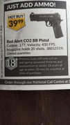 Princess Auto Red alert rd-1911 co2 bb pistol - $39.99 (Lowest Price Ever) - Starts 23rd July