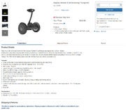 Segway Ninebot S Self-balancing Transporter $649.99