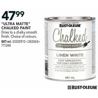 Rust-Oleum "Ultra Matte" Chalked Paint