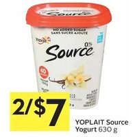 Yoplait Source Yogurt 