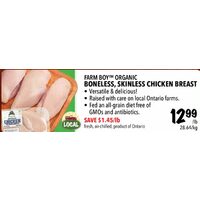 Farm Boy Organic Boneless, Skinless Chicken Breast