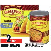 Old El Paso Refried Beans or Taco Shells