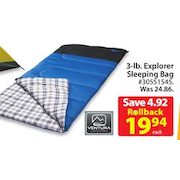 Ventura 3-lb. Explorer Sleeping Bag - $19.94 ($4.92 Off)