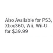 Just Dance 2015 (PS3, 360, Wii, Wii U) - $39.99