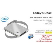 NCIX.com Black Friday Countdown Event: Intel 530 Series 480GB 2.5" Internal SSD $240 (Was $405) + Free Shipping