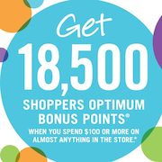 Shoppers Drug Mart: Spend $100 and Get 18,500 Points (December 8 Only)