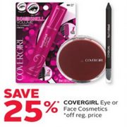 25% Off Covergirl Cosmetics