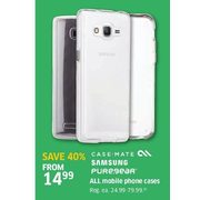 All Samsung, Case-Mate & Puregear Mobile Phone Cases! - From $14.99 (40% off)