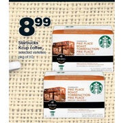 Starbucks KCup Coffee Pkg Of 10 - $8.99