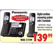 Panasonic Digital Cordless Phone 2-Handset & Answering System  - $139.99