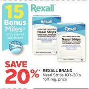 Rexall Brand Nasal Strips  - 20%  off