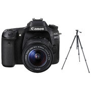 Canon EOS 80D DSLR Camera with 18-55mm Lens & Tripod/Monopod Kit - $1399.99 ($300.00 off)