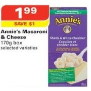 Annie's Macaroni & Cheese - $1.99 ($1.00 off)