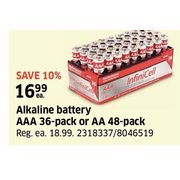 Alkaline Battery - $16.99 (10% off)