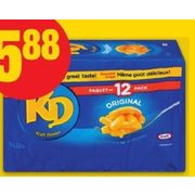 Kraft Dinner - $5.88