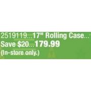 Solo 17" Rolling Case  - $179.99 ($20.00 off)