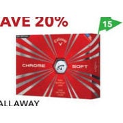 Callaway Chrome Soft or Chrome Soft X - $39.99 (20% off)