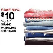 Grand Partician Bath Towels  - $10.00  (50%  off)