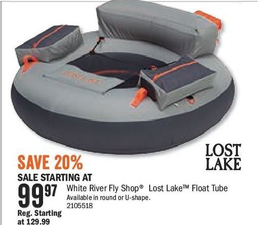 Bass Pro Shops: White River Fly Shop Lost Lake Float Tube 