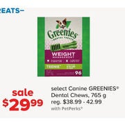 Canine Greenies Dental Chews - $29.99