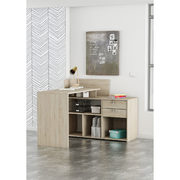 Best Buy Demeyere Vista Contemporary L Shaped Corner Desk