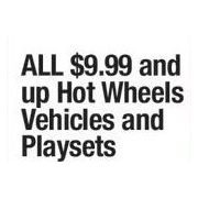 All $9.99 and Up Hot Wheels Vehicles and Playsets - BOGO 50% off