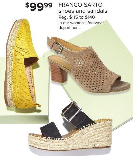 The Bay: Franco Sarto Shoes And Sandals 