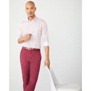 Tailored Fit Berry Floral Dress Shirt - $39.95 ($39.95 Off)