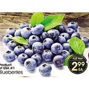Blueberries - $2.99