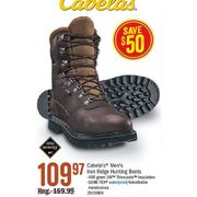 cabela's iron ridge hunting boots