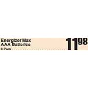 Energizer Max AAA Batteries - $11.98