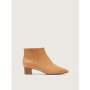 Wide Width Microsuede Pointy Toe Booties - Addition Elle - $24.99 ($25.00 Off)