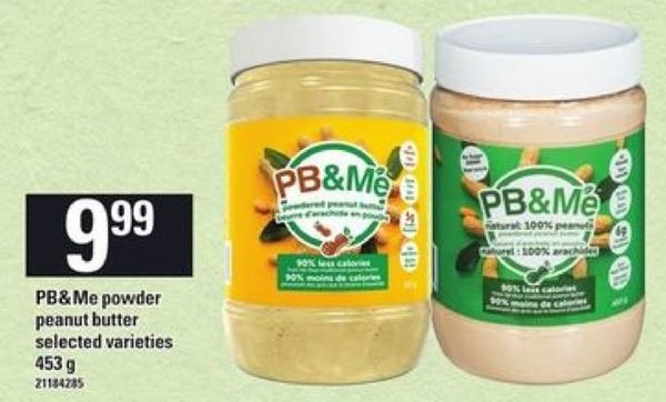 PB&Me Powdered Peanut Butter - 453 g