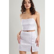 Jacquard Satin Mini Skirt - $15.00 ($14.95 Off)