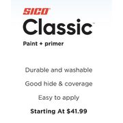 Sico Classic Paint + Primer - Starting at $41.99