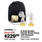 Medela Pump In Style Double Electric Breast Pump with Backpack - $229.99 ($70.00 off)