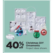 Christmas DIY Ornaments - 40% off