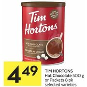 Tim Hortons Hot Chocolate Or Packets  - $4.49