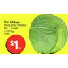 Flat Cabbage  - $1.00/lb