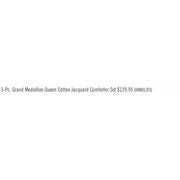 3-Pc. Grand Queen Cotton Jacquard Comforter Set - $129.95
