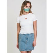 Womens Gigi Ribbed Embroidered Tee - $14.00 ($11.00 Off)