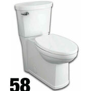 American Standard Decor 4.8 L Right Height Elongated Toilet  - $358.00