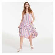 Tiered Dress In White - $29.94 ($9.06 Off)