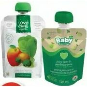 Baby Gourmet or Love Child Baby Food Pouches - $1.79
