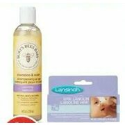 Lansinoh Baby Accessories or Burt's Bees Baby Toiletries - Up to 15% off