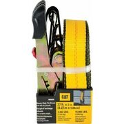 Cat 2 in. x 27 ft 10,000 lb Ratchet Tie-Down Strap with Flat Hooks - $27.99 (20% off)