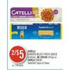 Catelli Garden Select Pasta Sauce, De Cecco Or Catelli Pasta - 2/$5.00