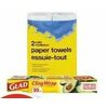 No Name Paper Towels, Aluminum Foil Or Glad Cling Wrap - $1.29